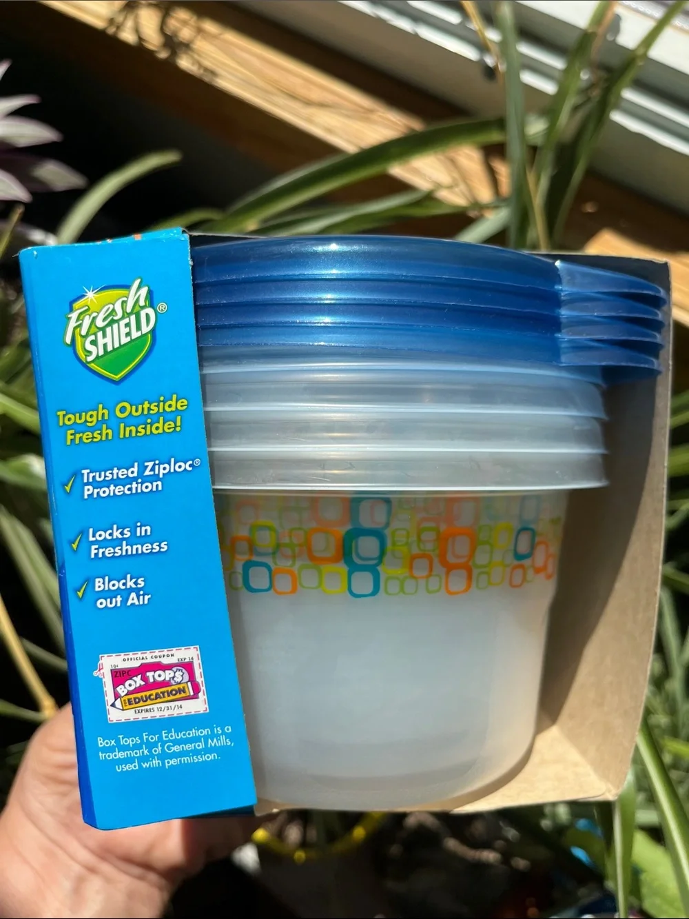 4 Ziploc Designer Edition Medium 4oz Round Storage Bowls/Smart Snap Lids 2010